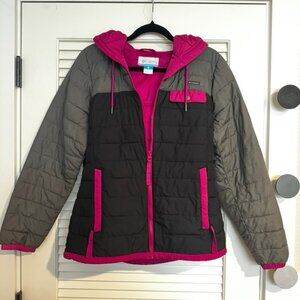 Grey Pink Columbia Jacket Women's Size Medium